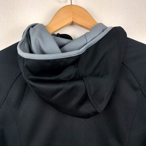 NEW Eddie Bauer Jacket Women M Black Sport Hooded Full Zip Fleece Soft Shell NWT - Picture 10 of 16